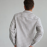 Square Shirt Grey & White
