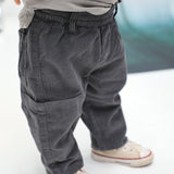 Ramsitos Corduroy Comfy Pants Dark Navy