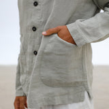 Linen Jacket Light Grey