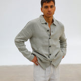 Linen Jacket Light Grey