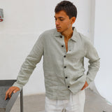 Linen Jacket Light Grey