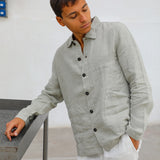 Linen Jacket Light Grey