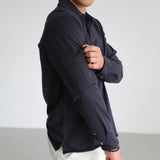 Soft Modern Side Pocket Polo Dark Navy