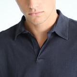 Soft Modern Side Pocket Polo Dark Navy
