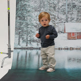 Ramsitos Long Trendy Side Pocket Dark Navy