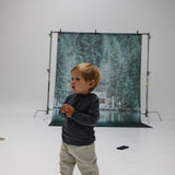 Ramsitos Long Trendy Side Pocket Dark Navy