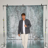 Wool Coat Buttons Grey