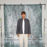 Wool Coat Buttons Grey