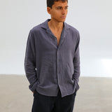Vintage Blazer Shirt Dark Grey