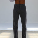 Button Comfy Pants Navy