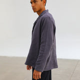 Vintage Blazer Shirt Dark Grey