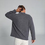 Wool Coat Buttons Grey