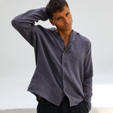 Vintage Blazer Shirt Dark Grey