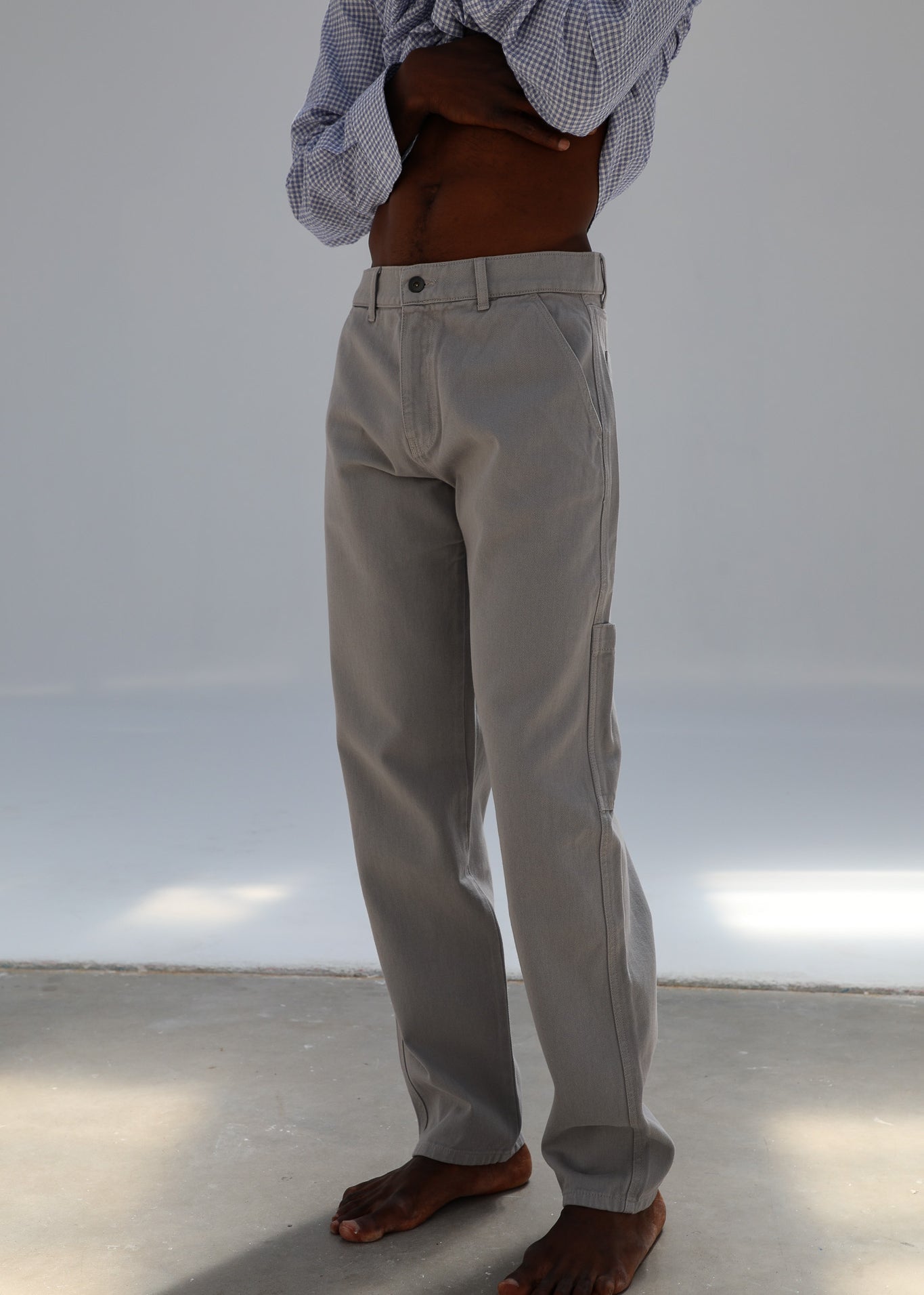 Modern Comfy Pants Light Grey