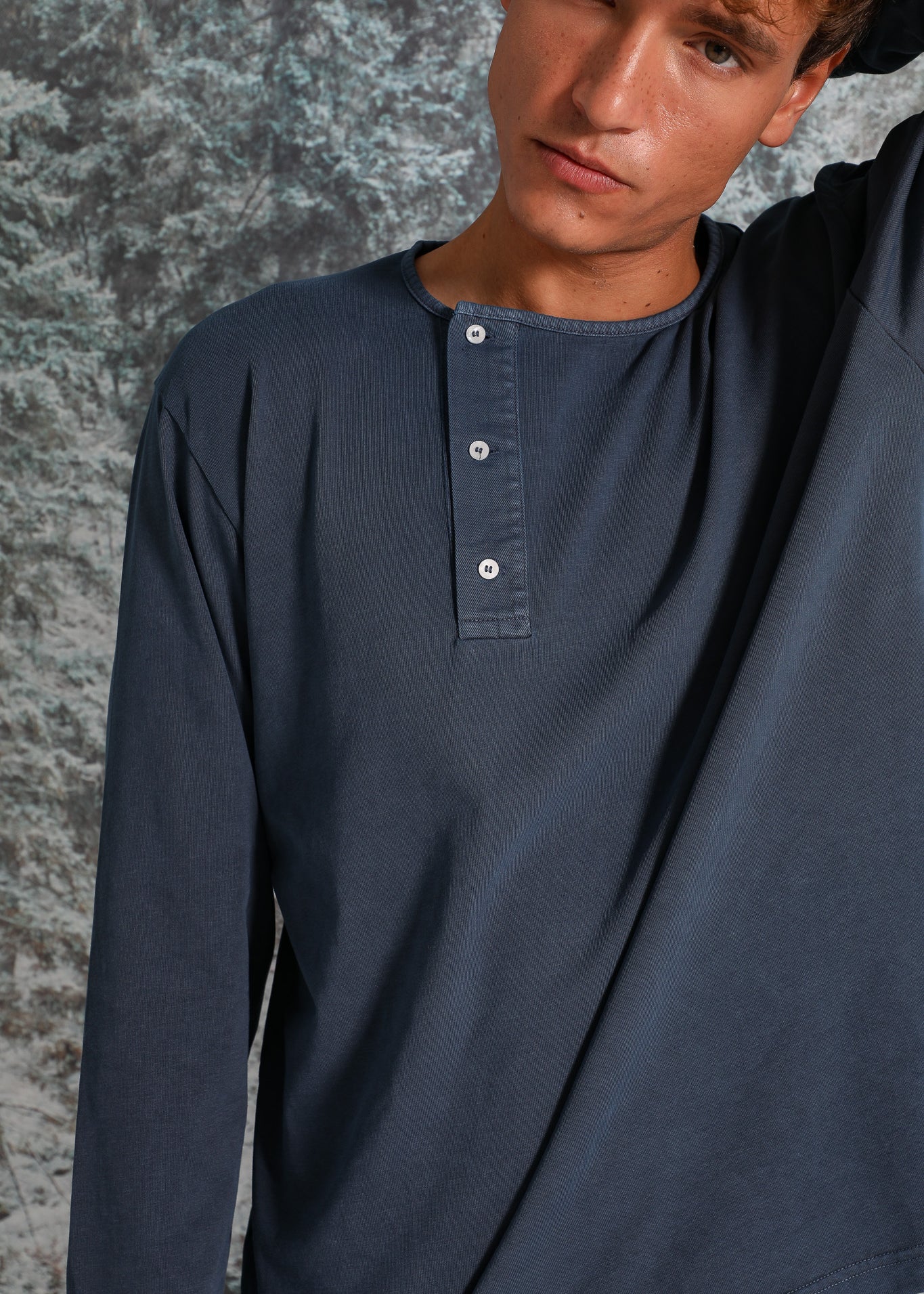 Trendy Buttons Dark Navy
