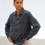 Linen Jacket Navy