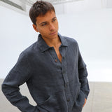 Linen Jacket Navy