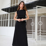 Long Knot Skirt Black