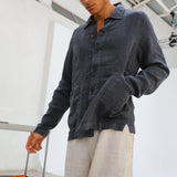 Linen Jacket Navy