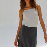 Linen Skirt Petrol