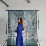 Maxi Cupro Dress Blue