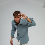 Vintage Shirt Stripes Blue