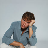 Vintage Shirt Stripes Blue