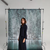 Maxi Cupro Skirt Navy