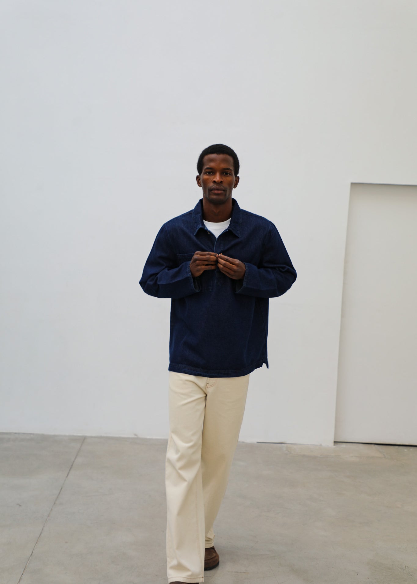 Dark Denim Polo
