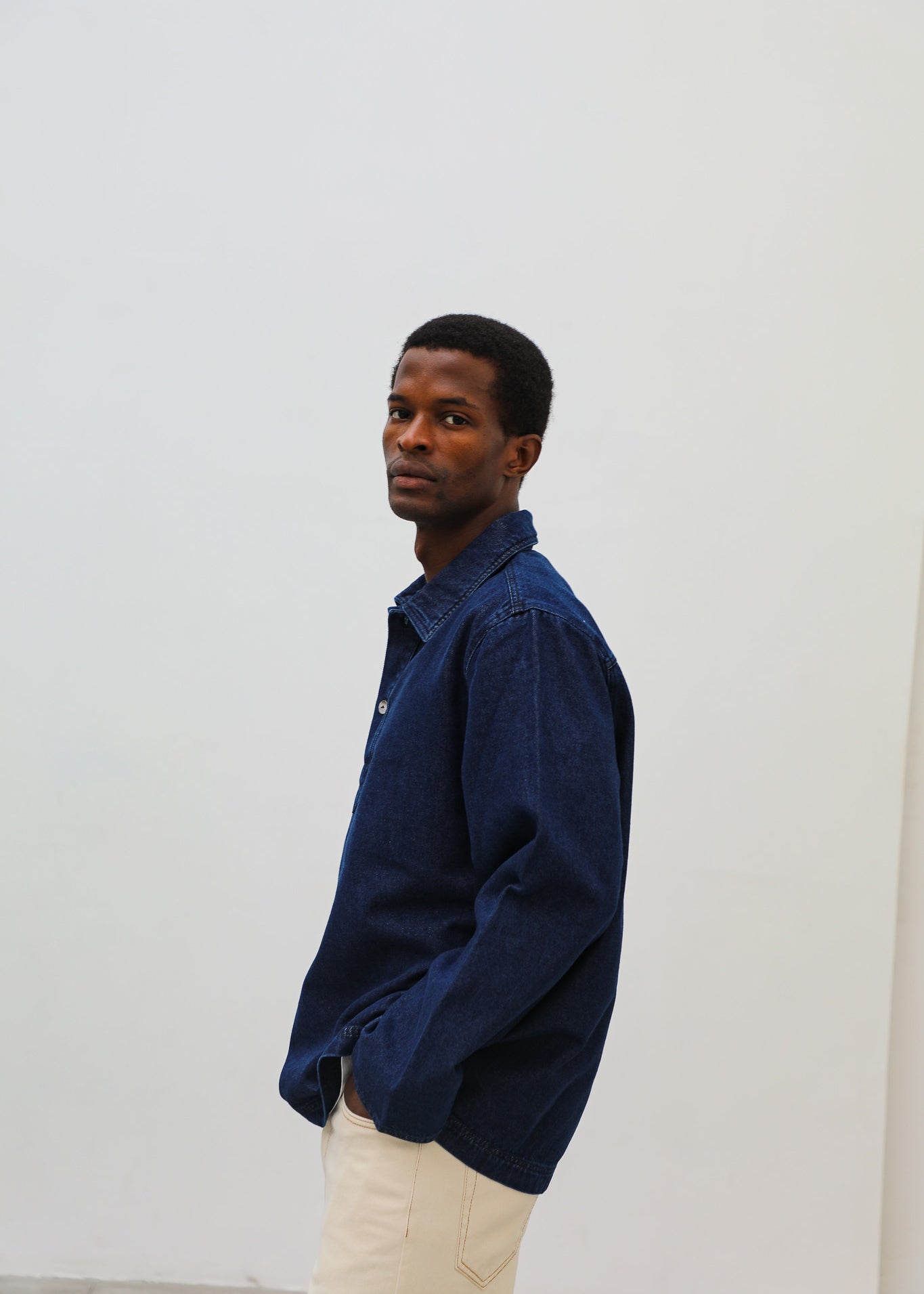Dark Denim Polo