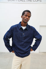 Dark Denim Polo