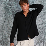 Vintage Shirt Stripes Black