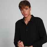 Vintage Shirt Stripes Black