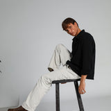 Vintage Shirt Stripes Black