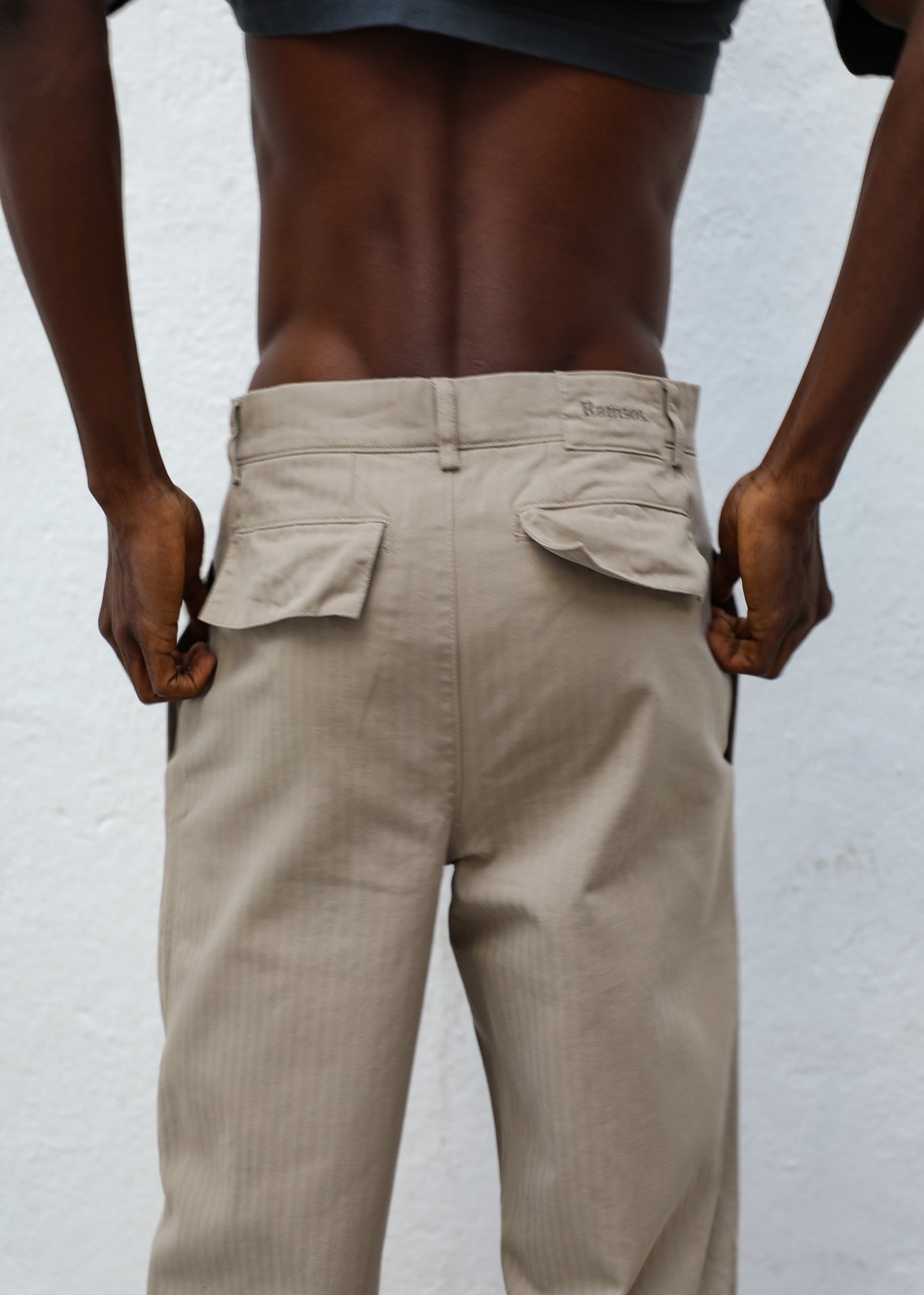 Retro Comfy Pants Taupe