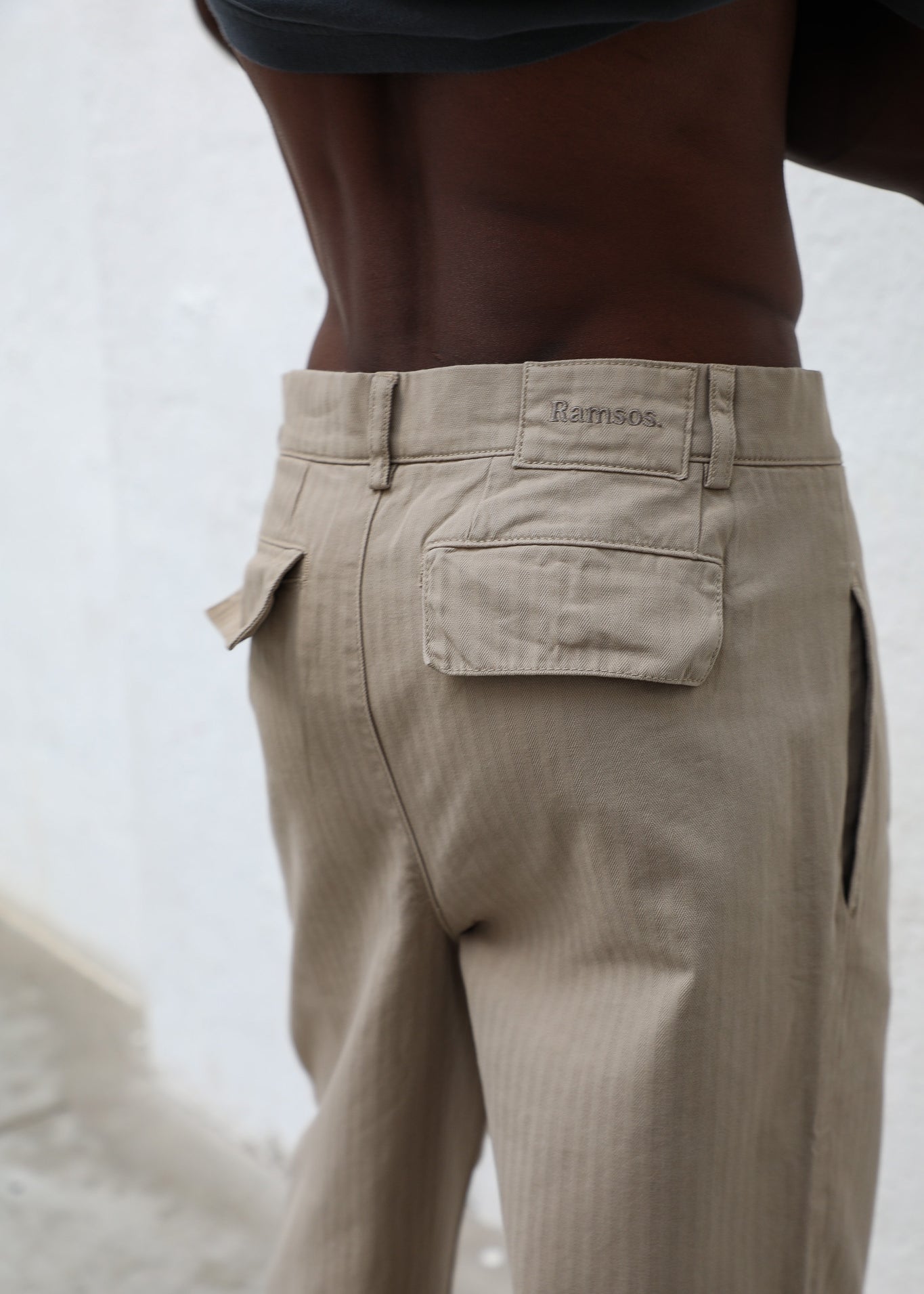 Retro Comfy Pants Taupe
