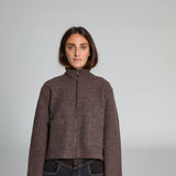 Modern Wool Flow Jacket Brown