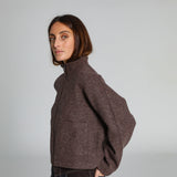 Modern Wool Flow Jacket Brown
