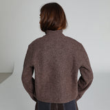 Modern Wool Flow Jacket Brown