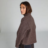Modern Wool Flow Jacket Brown
