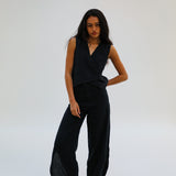 Wide Open Pants Navy