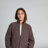 Modern Wool Flow Jacket Brown