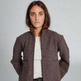 Modern Wool Flow Jacket Brown