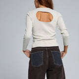 Double Tone Jeans Brown & Blue