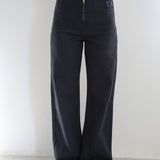 Zip Detail Pants Navy