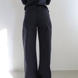 Zip Detail Pants Navy