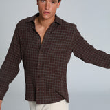 Square Shirt Brown