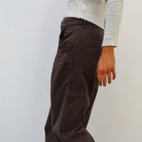 Modern Comfy Pants Women Dark Brown