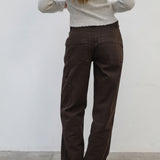 Modern Comfy Pants Women Dark Brown