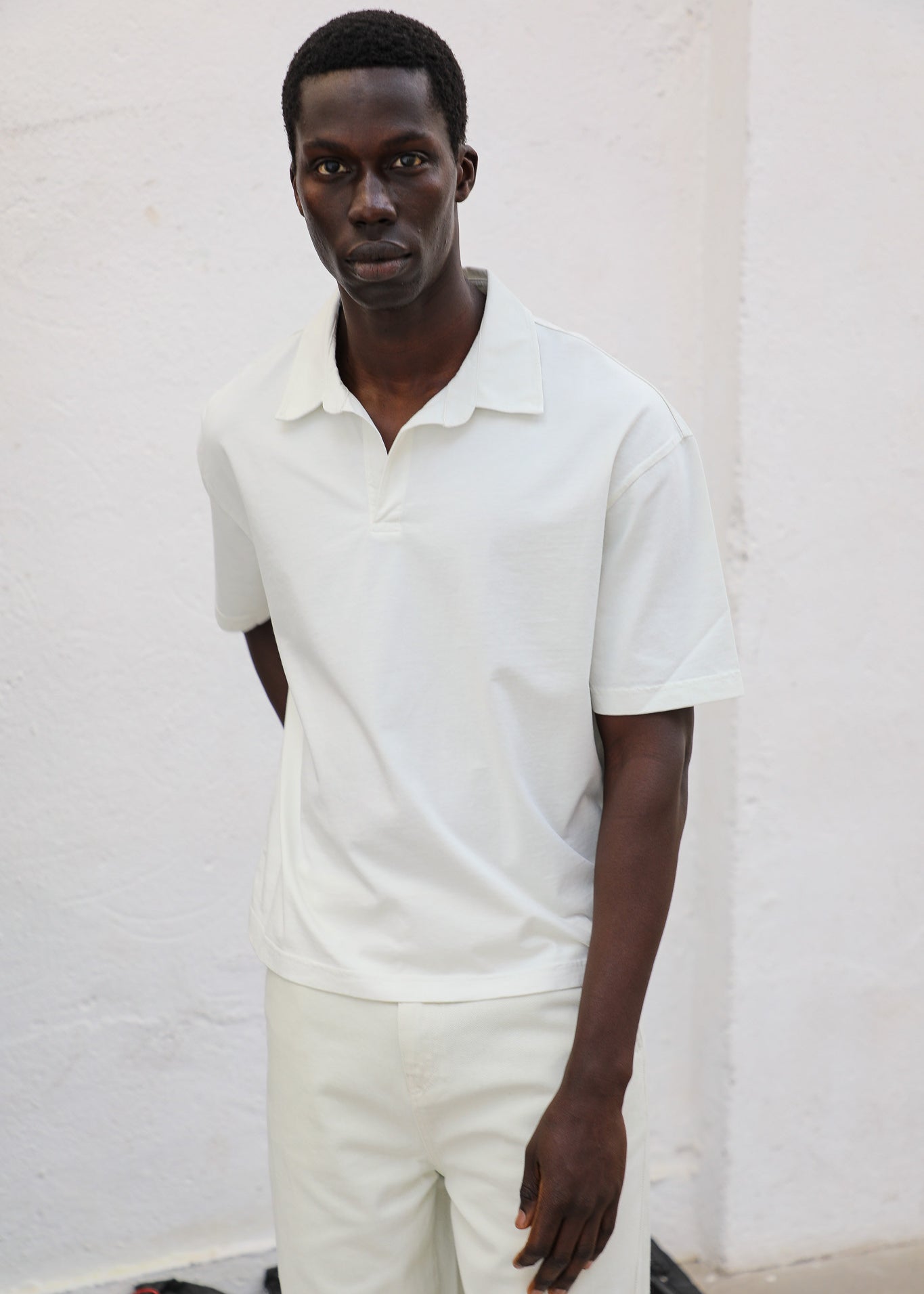 Short Modern Polo Crop Natural